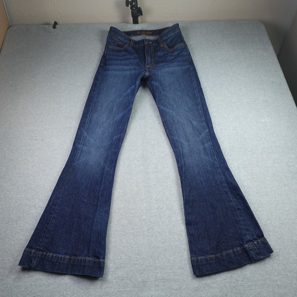 Kimes Ranch Jeans Womens 2/30 Dark Wash Jennifer Western Flare